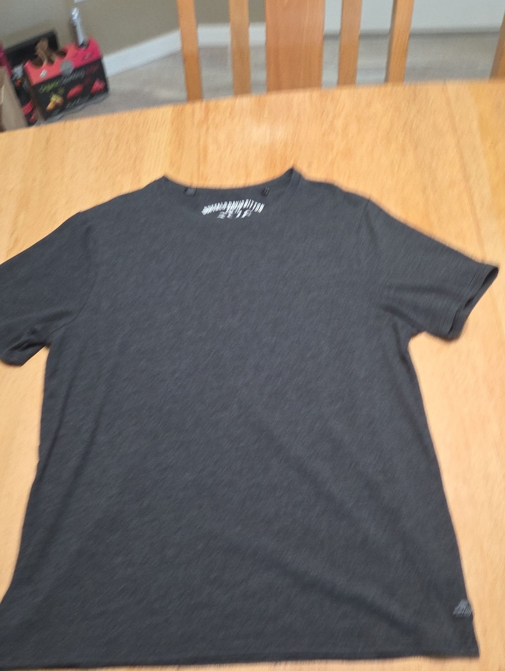 Buffalo David Bitton Charcoal Short Sleeve Crew Tee - Mens Large